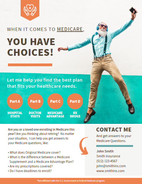 Customized Promotional Medicare Flyers